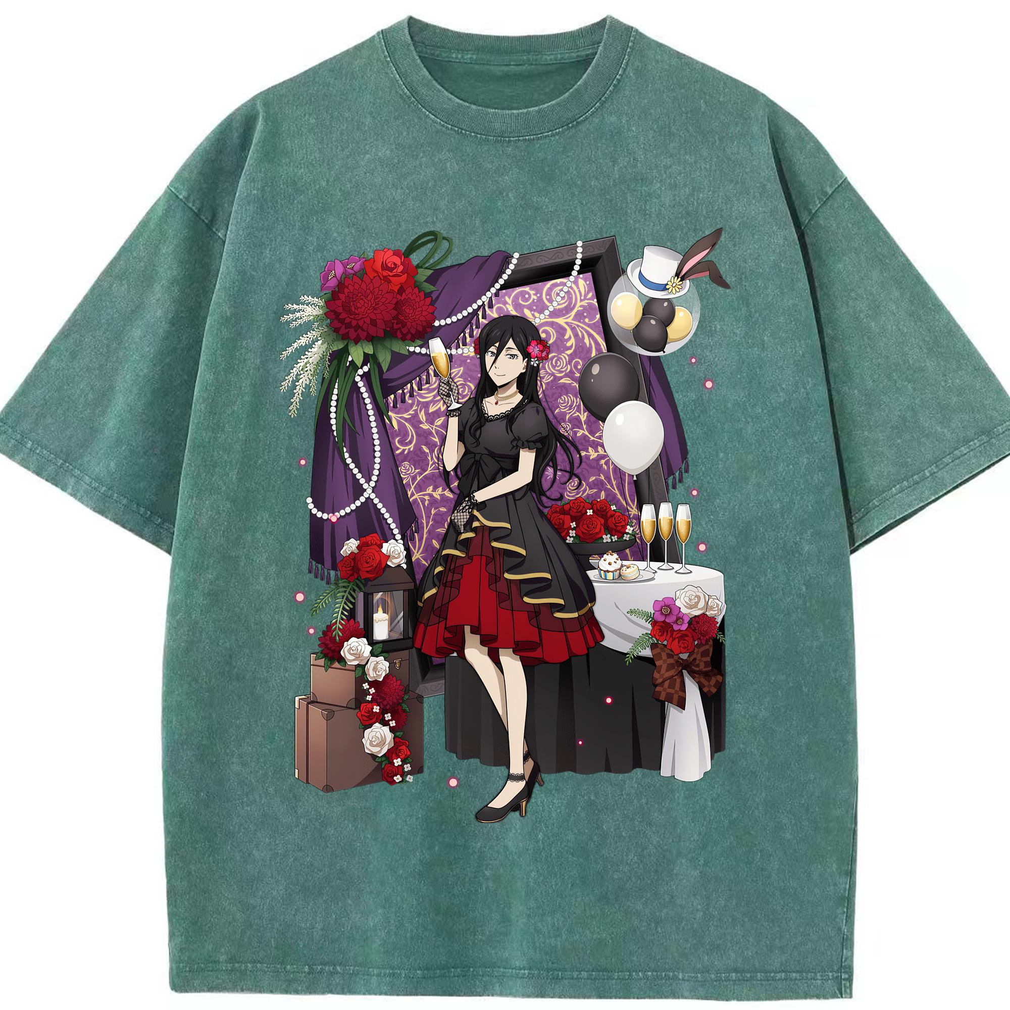 （画像用） 文豪ストレイドッグス Bungo Stray Dogs 綿100% ヴィンテージ風 半袖Tシャツ（フロントプリント）